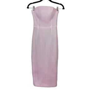 INTERMIX Dress Youth Girls L Lilac Purple Strapless Party Prom Evening Bodycon